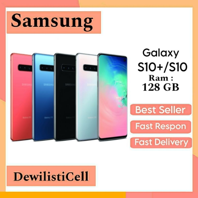 Samsung Galaxy S10+ & S10 Bekas Second Mulus Original 100% FULLSET