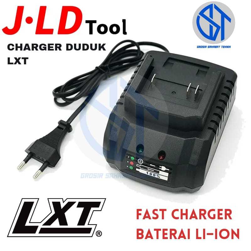Charger Baterai Bor Impact Fast Charging Model Duduk Original JLD Multi fungsi diberbagai tipe bater