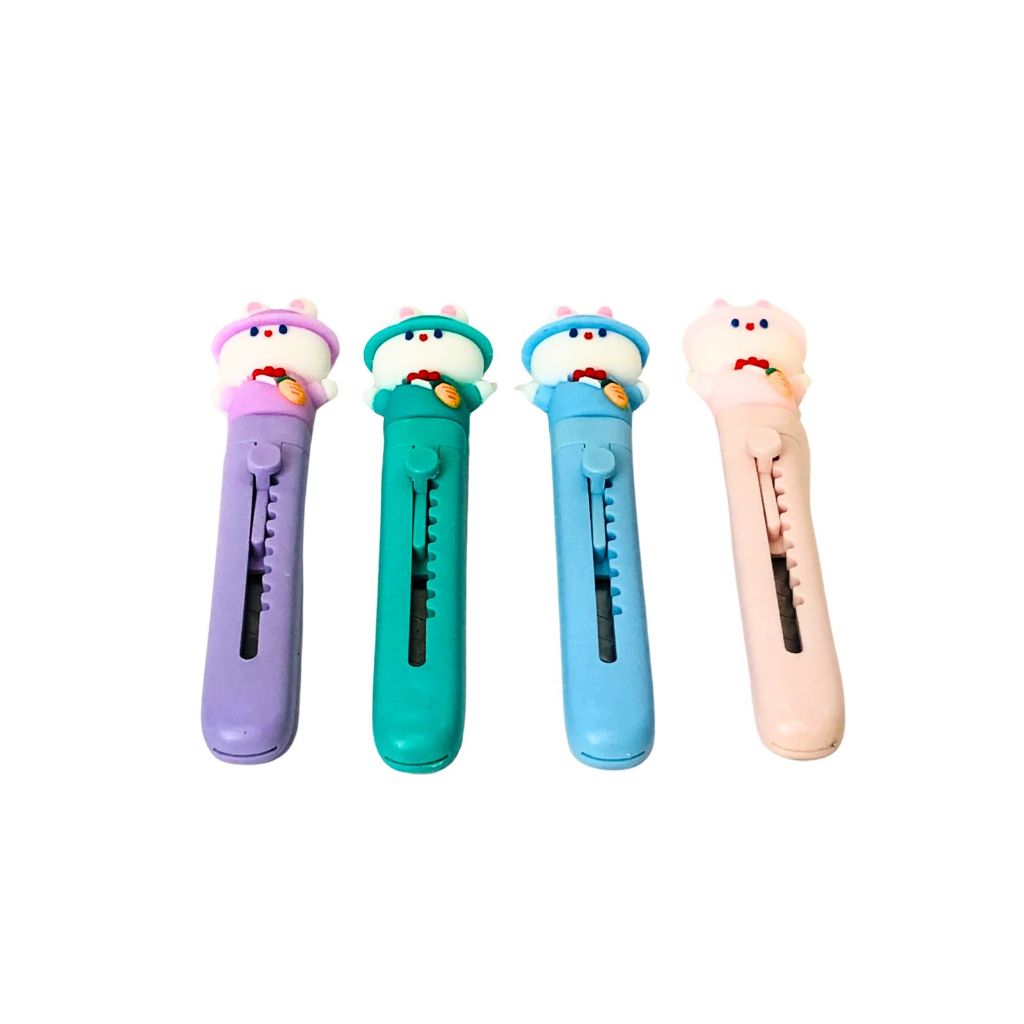 

Cutter Impor S-9608 Mini Pen Knife Bunny Kater Kecil Alat Pemotong Kertas Kantor Sekolah - SATUAN