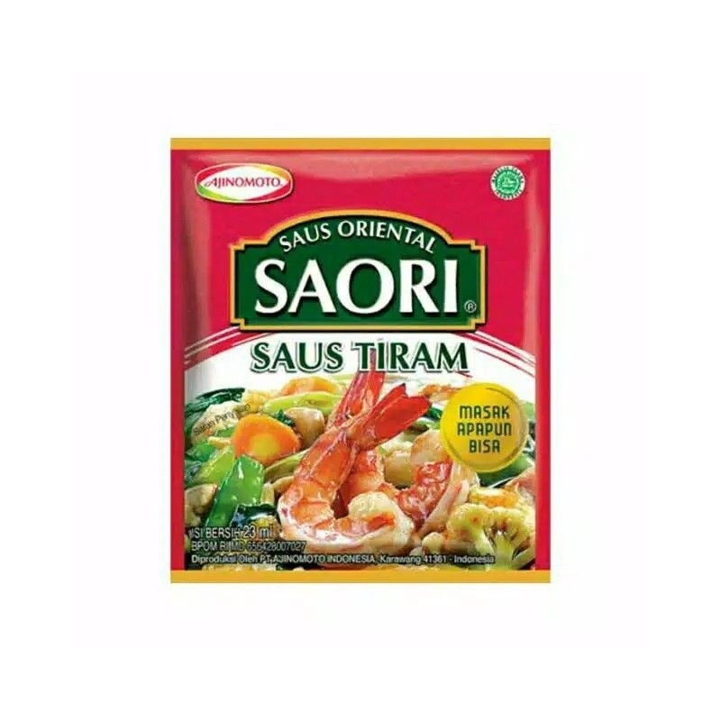 

SAORI Saos Sachet Tiram 23ml | Harga grosir hanya di TOSMART98