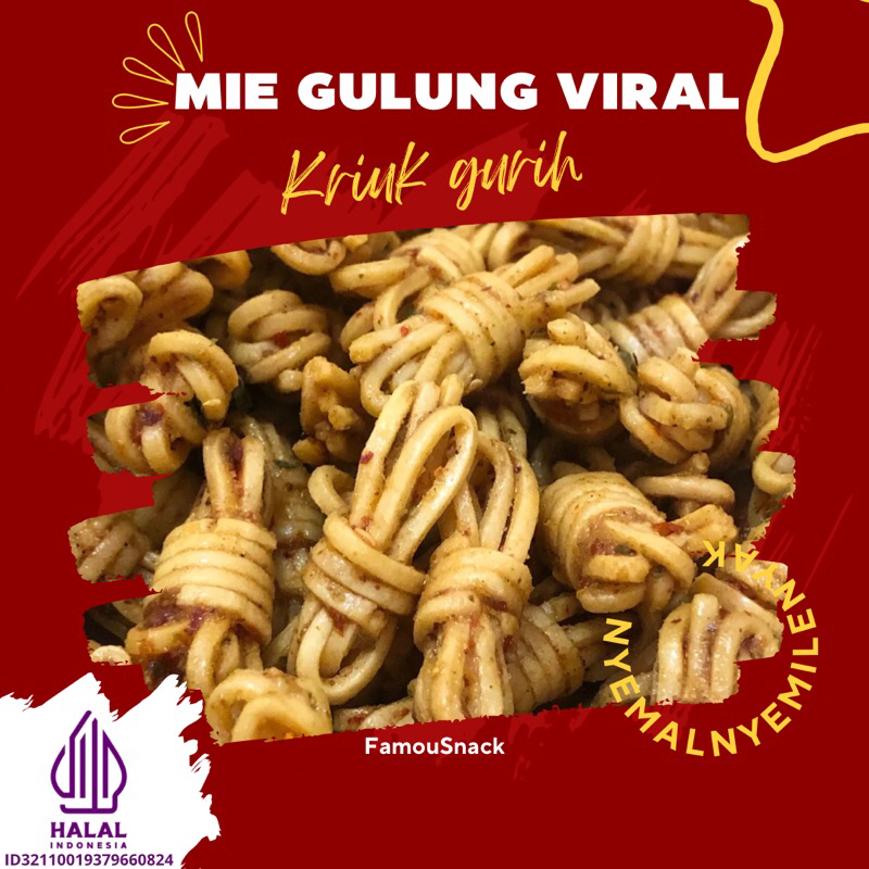 

MIE GULUNG VIRAL / MIE GULUNG ORI / MIE GULUNG PEDAS CHILI OIL DAUN JERUK