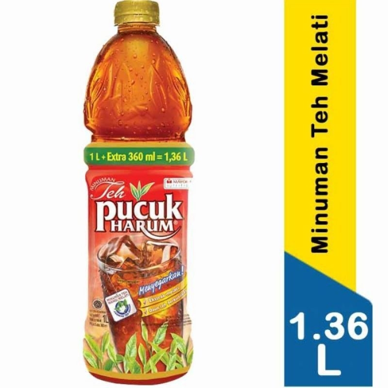 

teh pucuk harum 1 liter+300ml