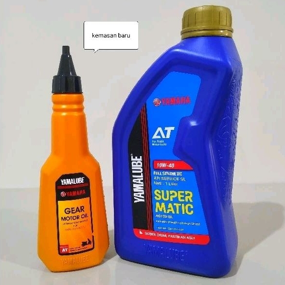 Sale - Paket Oli Yamalube Super Matic + Yamalube Gear 140 Ml For Nmax Aerox Lexi Freego Original