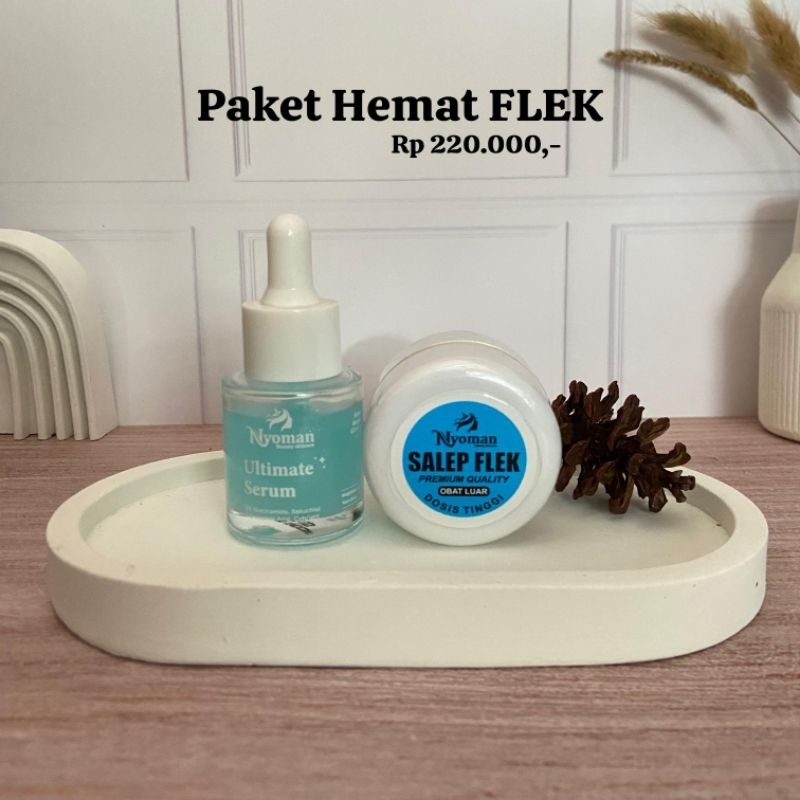 Paket Hemat FLEK | Nyoman beauty skincare | serum ultimate with salep flek