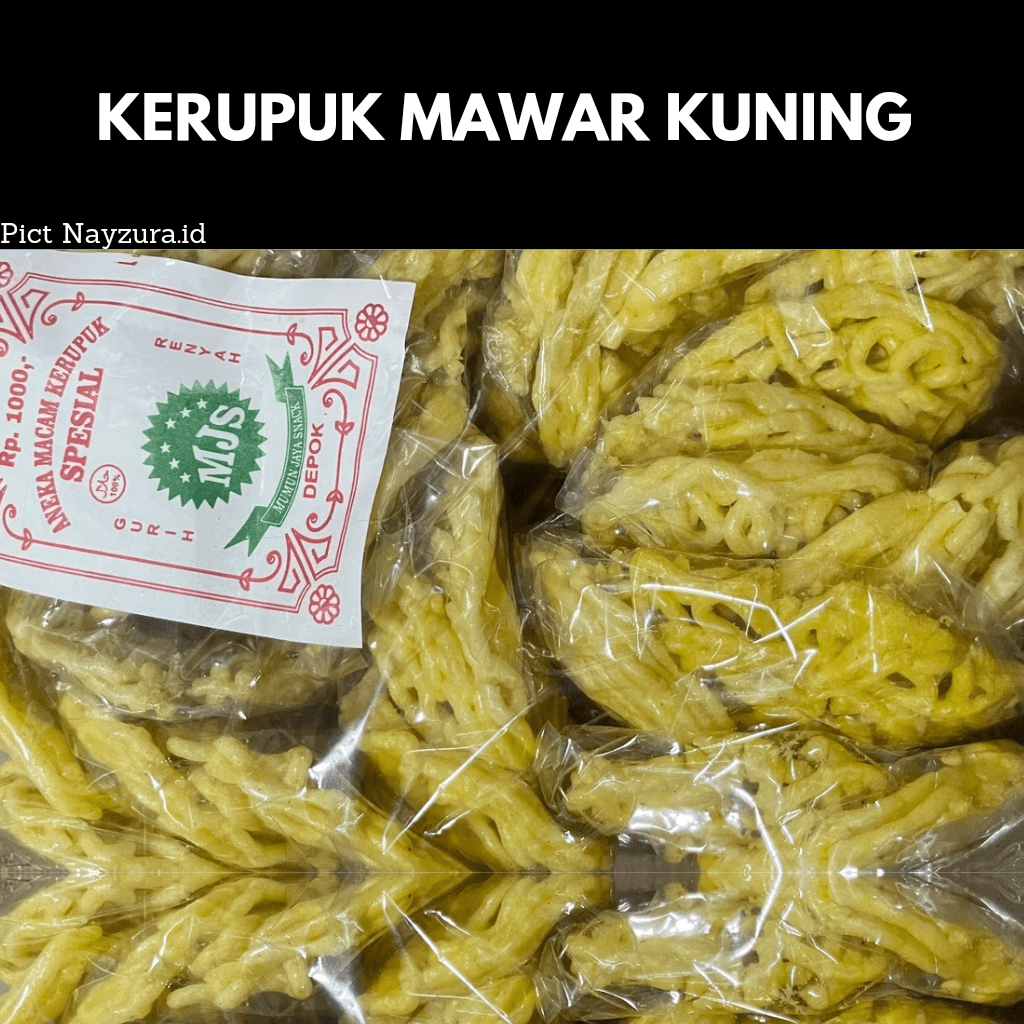 

Nayzura.id | Krupuk Mawar Kuning | Mie Kuning | 1 pack isi 12 pcs