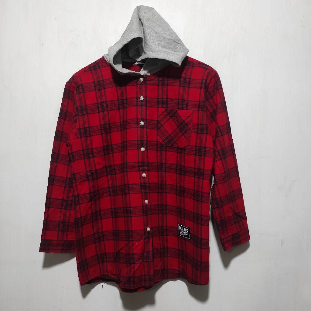 Kemeja Hoodie Ecolier  Size :  M