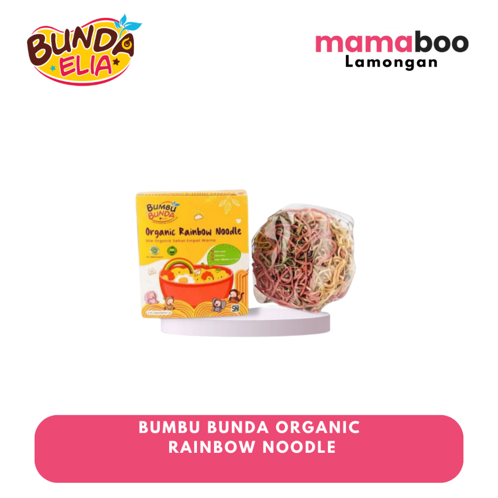 

Bumbu Bunda Organic Rainbow Noodle Mie