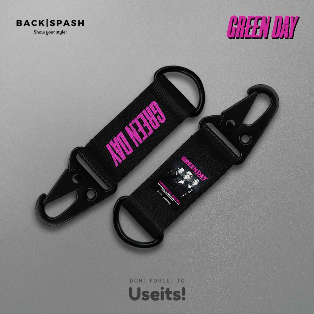 Gantungan Kunci - Keychain Spesial Merchandise Green Day - Keychain Band Green Day - KGD1