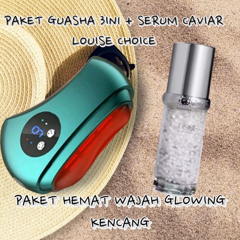 SETRIKA WAJAH GUASHA ELEKTRIK & SERUM LOUISE CHOICE