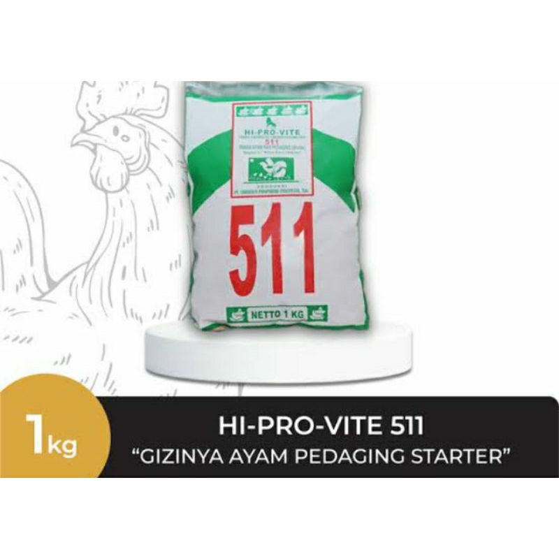 HI PRO VITE CP511-CP511B PAKAN STARTER AYAM PEDAGING