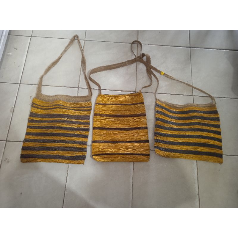 Tas noken kulit anggrek Papua/ tas selempang/tas etnik /tas noken papua non cod