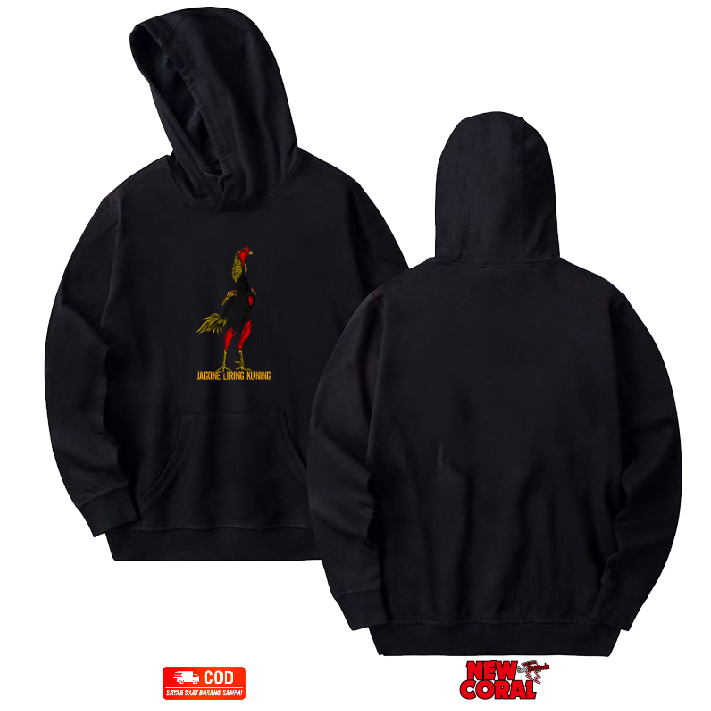 Hoodie Jaket jamper Jagone Liring Kuning Custom Kualitas distro Termurah