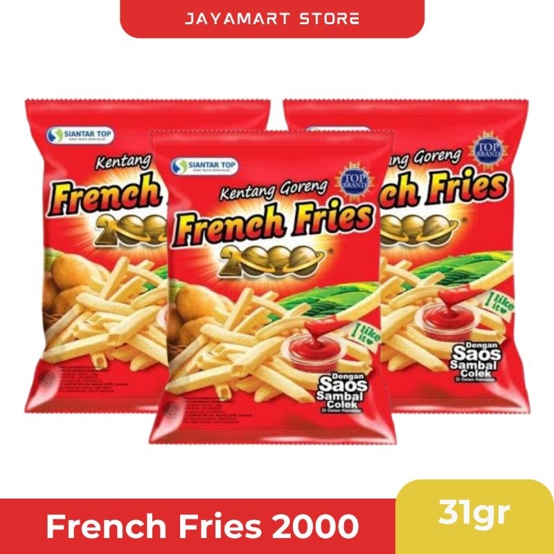 

French Fries 2000 / Snack Kentang Goreng ( 31g ) - SN021