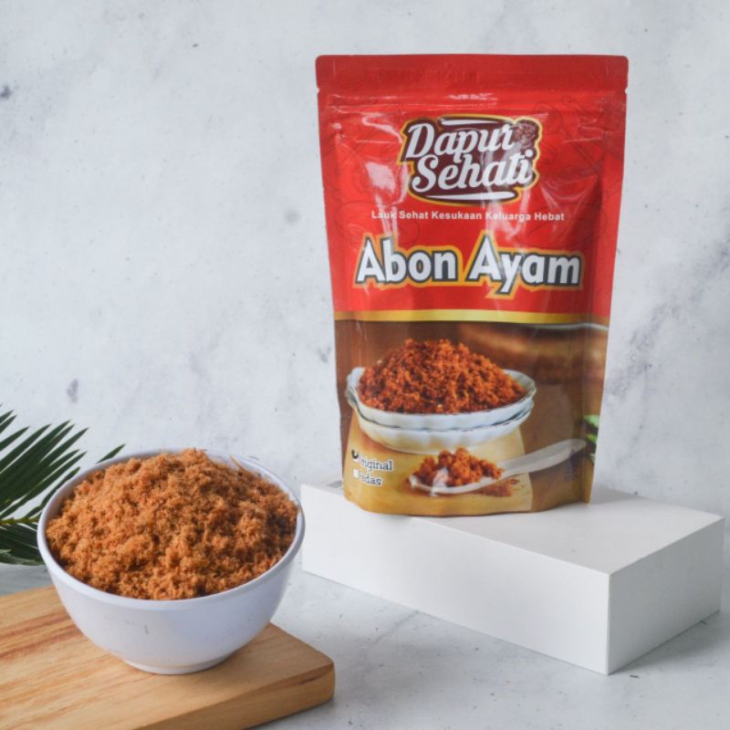 

Abon Dapur Sehati Non MSG ayam / Ikan Tuna / Lele / Cakalang