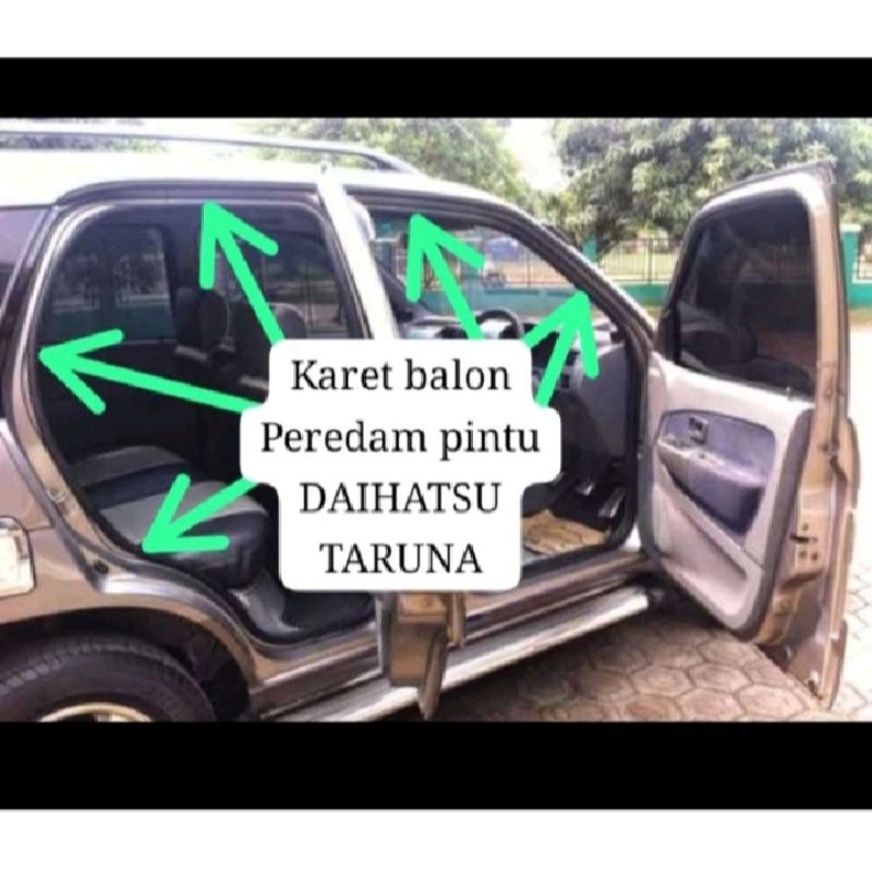 KARET BALON/PEREDAM PINTU MOBIL DIAHTSU TARUNA SEMUA TAHAN HARGA PER PINTU