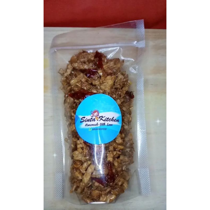 

Kering Tempe pedas manis Berat 200 gr