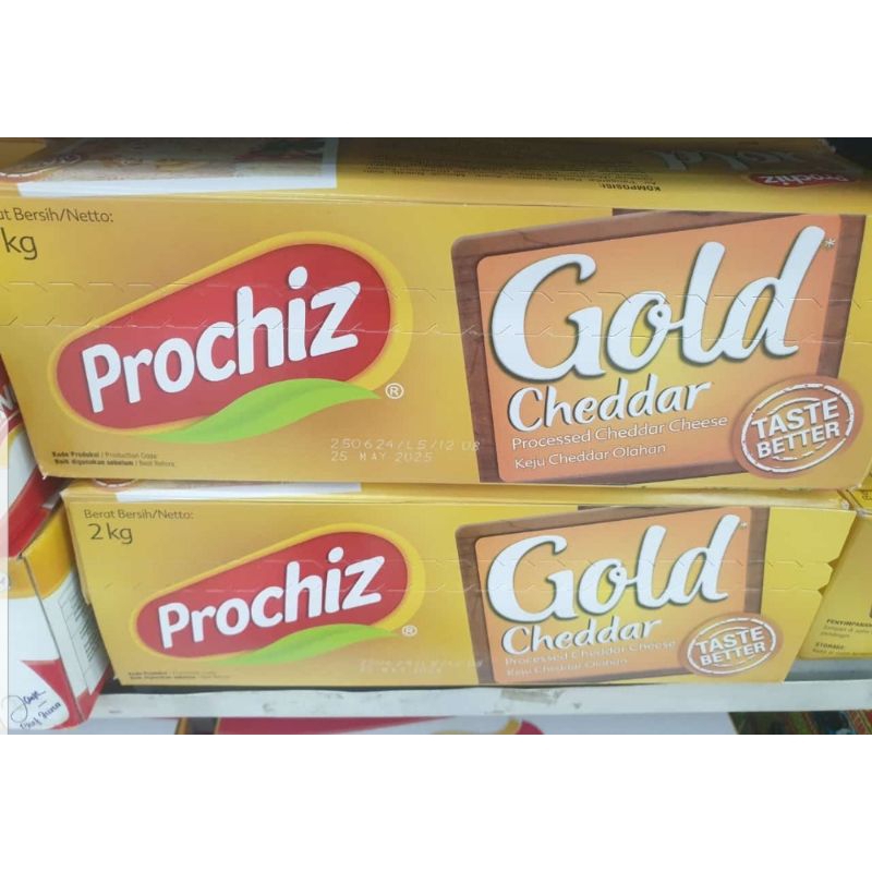 

Keju prociz gold chedar 2kg