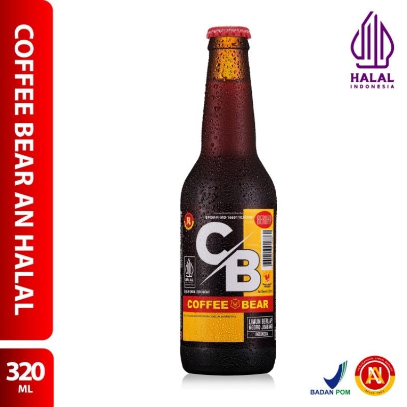 

Coffee Beer Bear Agung Ngoro Botol 320ml Kopi Bersoda Halal