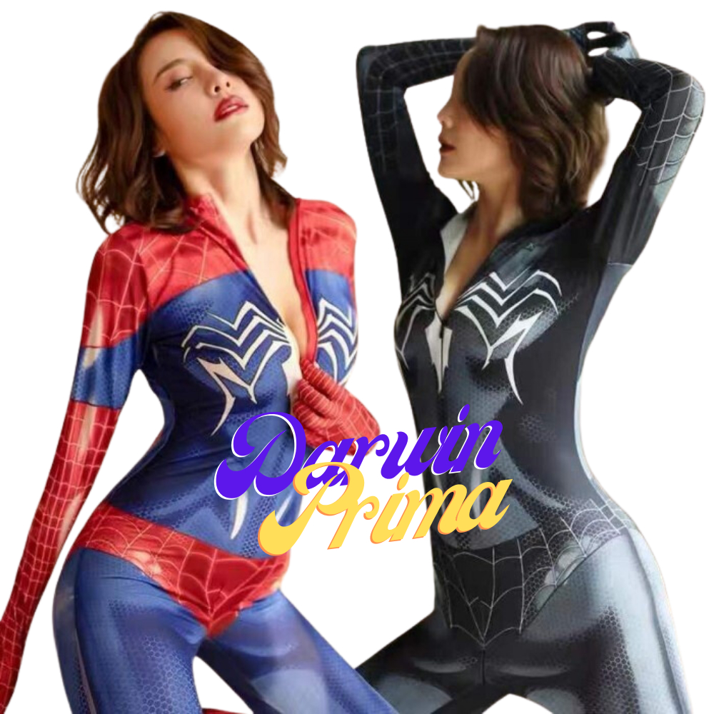 LINGERIE COSPLAY WANITA KOSTUM HALLOWEEN SPIDERMAN SEXY KETAT BY SEA STORE DARWIN