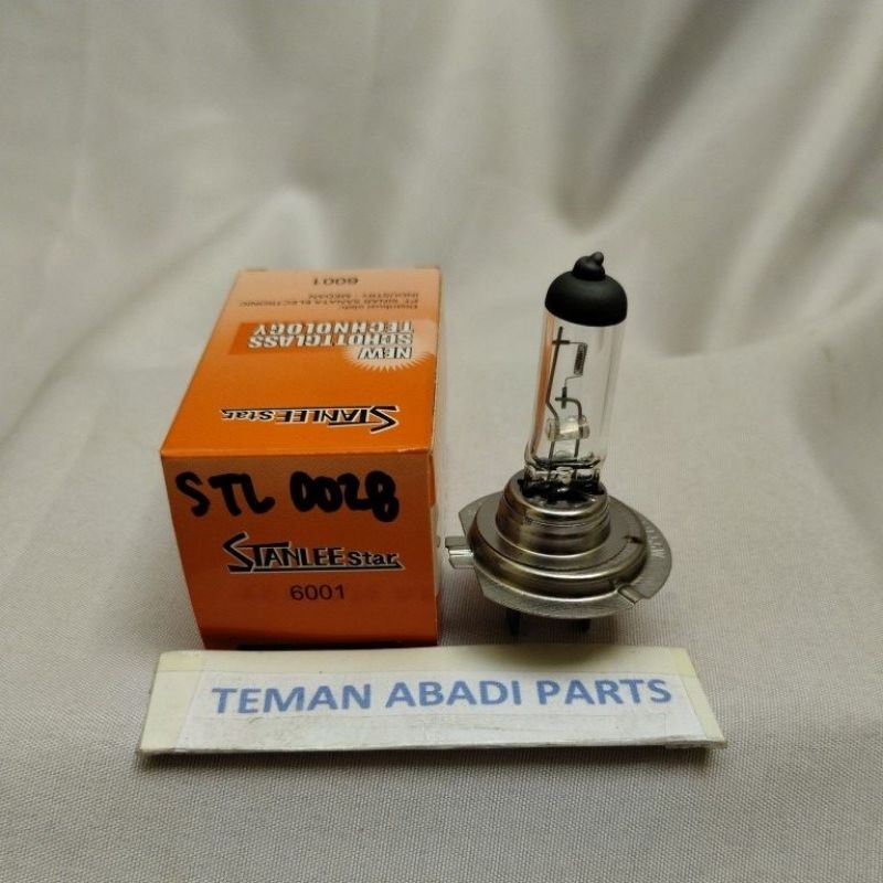 BOHLAM H7 12V 55WATT HALOGEN STANLEESTAR 6001#STL0028
