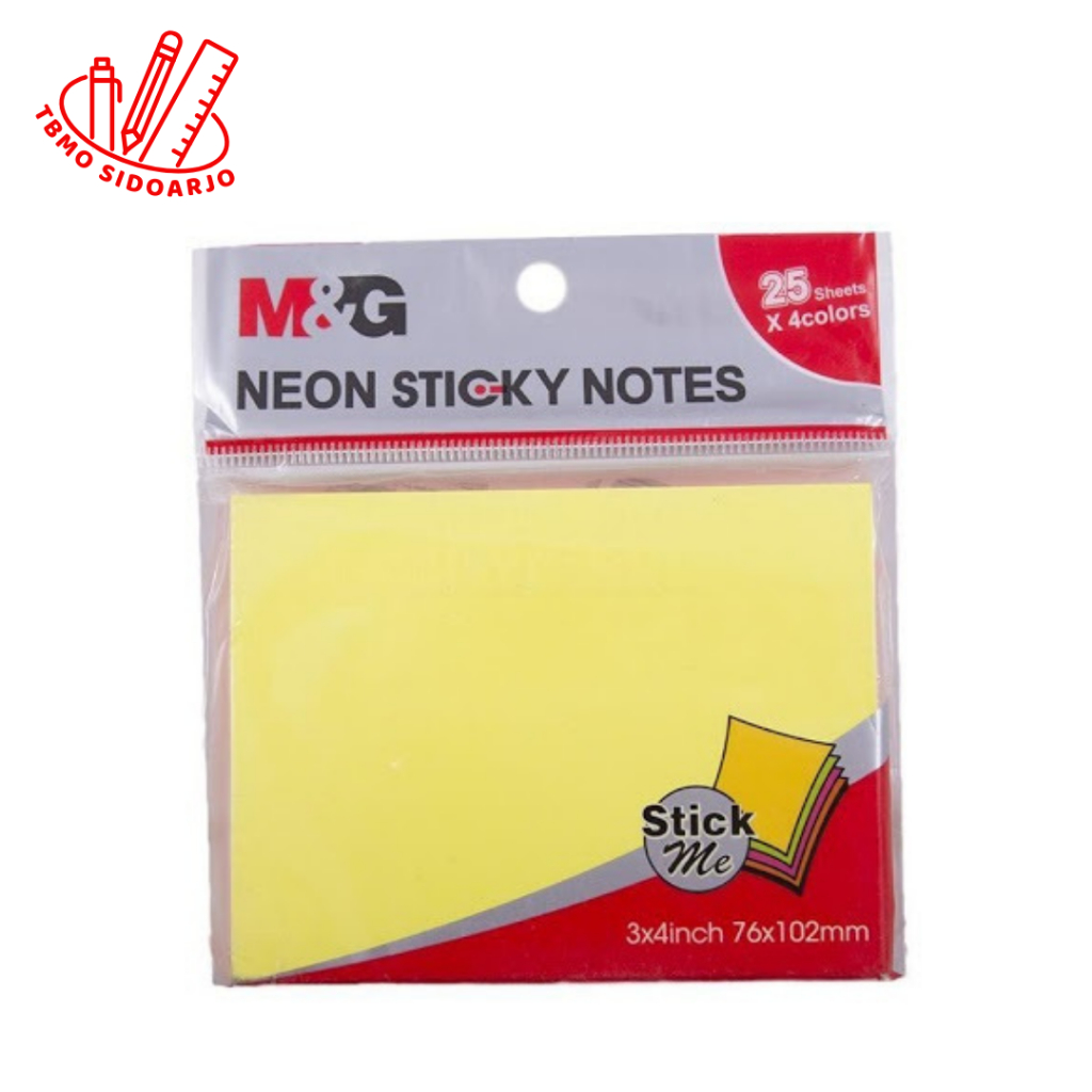 

TBMO M&G Sticky Note Neon Color 76x102mm YS-184