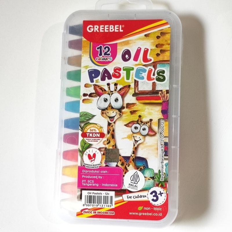 

Crayon Krayon Greebel Krayon Joyko 12 warna Oil Pastel