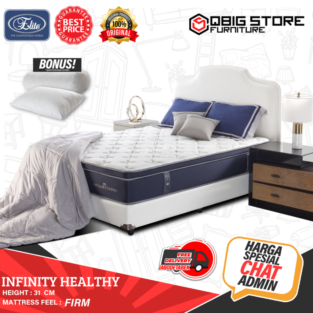 Kasur Springbed Elite Healthy Spring bed matras