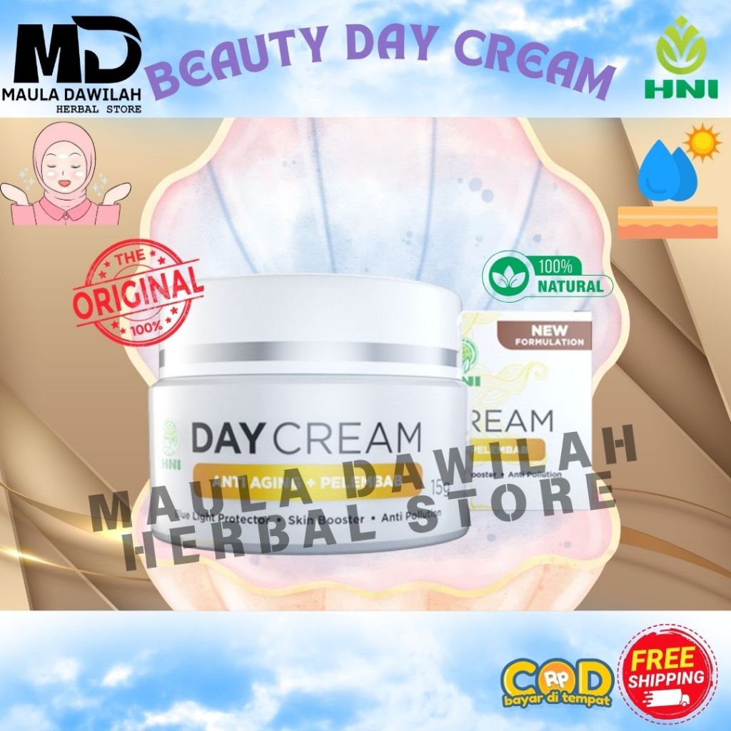 PAKET NIGHT CREAM & DAY CREAM / KRIM WAJAH SIANG & MALAM - HNI HPAI ORIGINAL