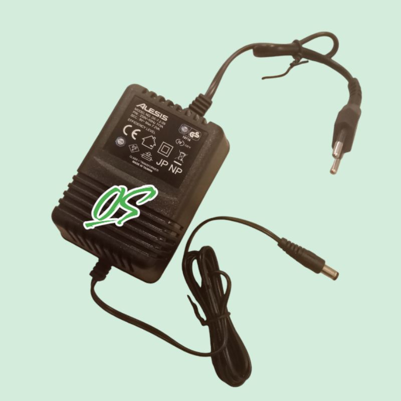 ADAPTOR AC 9V EFFECT VOCAL ALESIS MICROVERB4 TAIWAN MALAYSIA USA 9 VOLT EFEK VOKAL ALESIS MICROVERB 