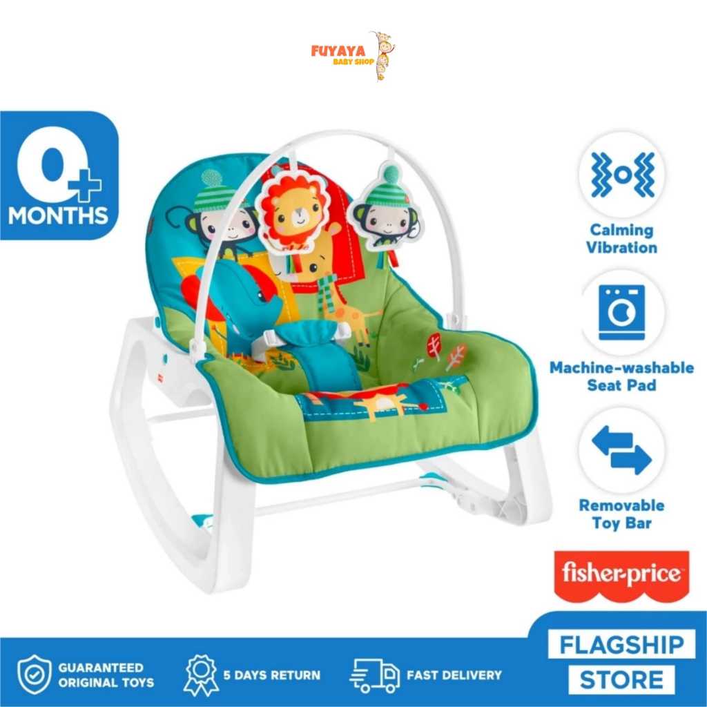 Fisher-Price (GWV90) ITT Rocker A - Infant-to-Toddler Rocker / Kursi Main Bayi / Kado Anak / Gift Ba