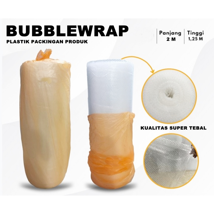 

BUBBLEWRAP ECERAN BUBBLE WRAP MURAH SALATIGA 2M X125CM KUALITAS SUPER TEBAL