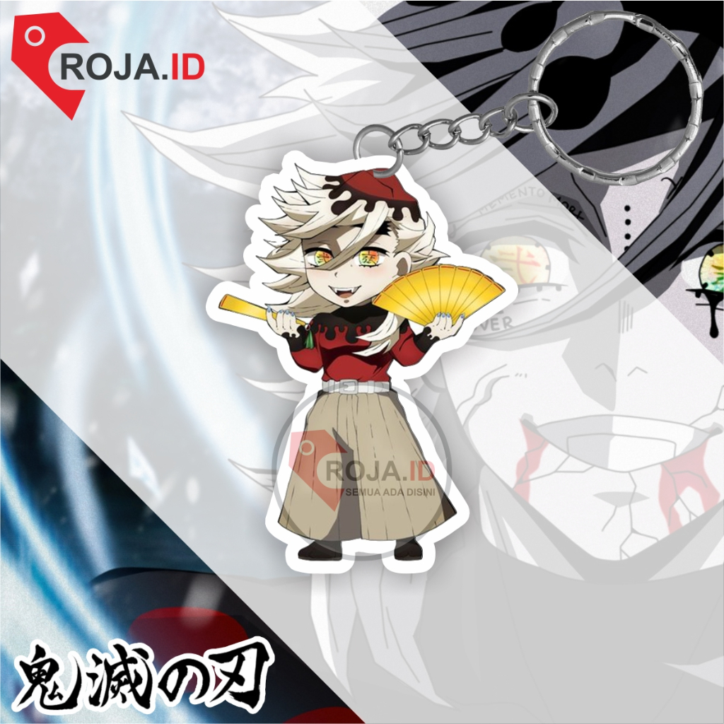 Gantungan Kunci Kimetsu No Yaiba DOUMA - Gantungan Kunci Anime - Gantungan Kunci Akrilik - Gantungan