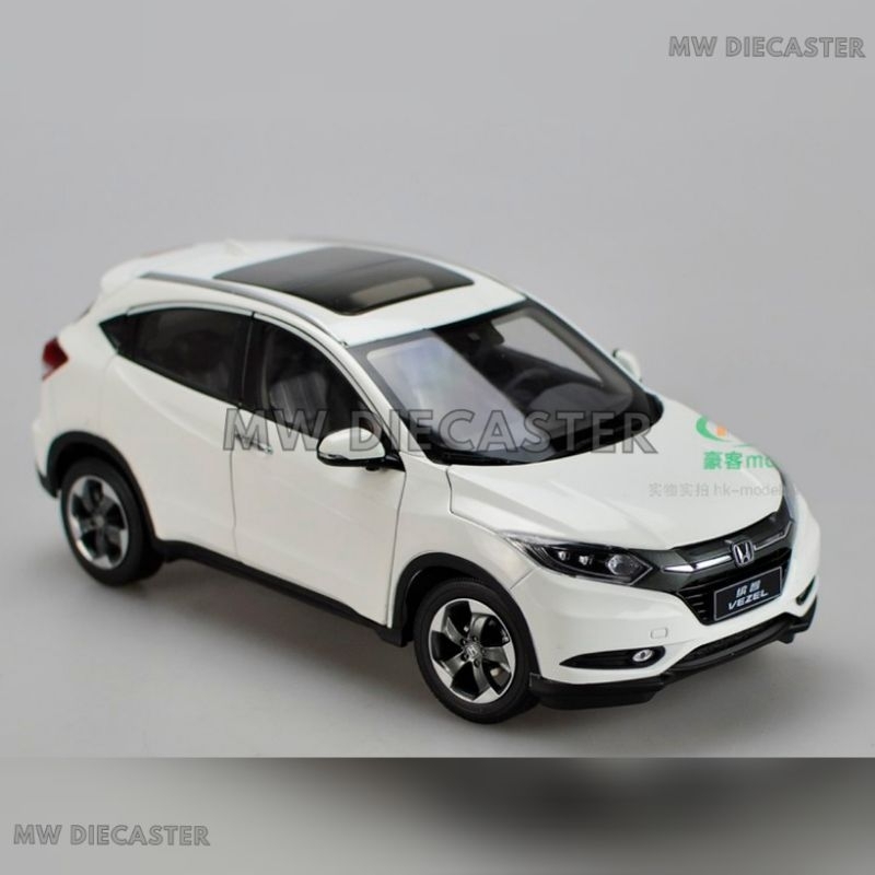 Diecast Miniatur Honda HR-V 1:18 Mobil Honda HRV Dealer Box Toy Replika Panjangan