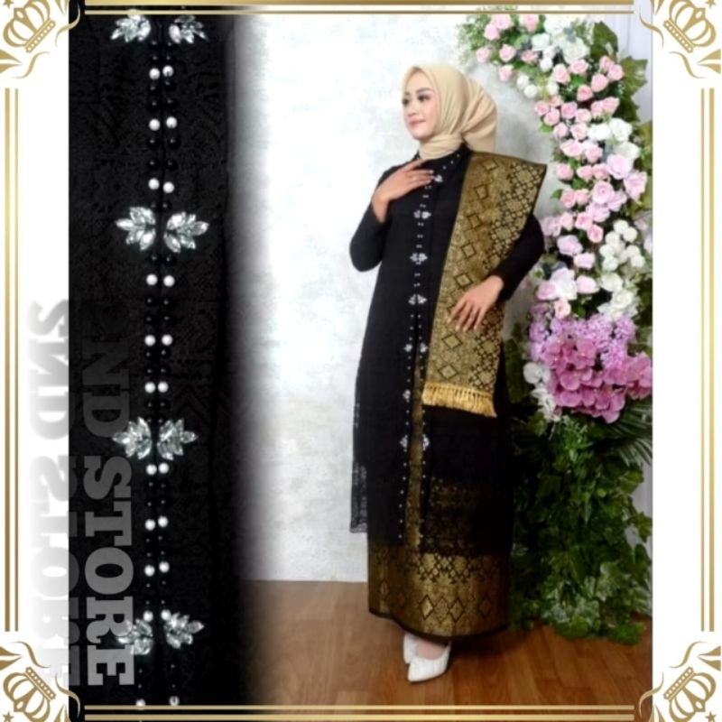 Stelan Tunik Songket Selendang - Tunik Brukat - Kebaya terbaru - Kebaya Modern - Kebaya