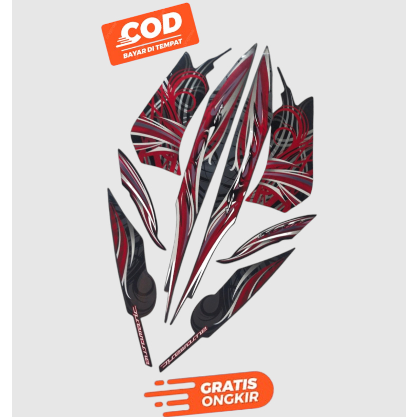 STIKER STRIPING MIO SOUL 2009