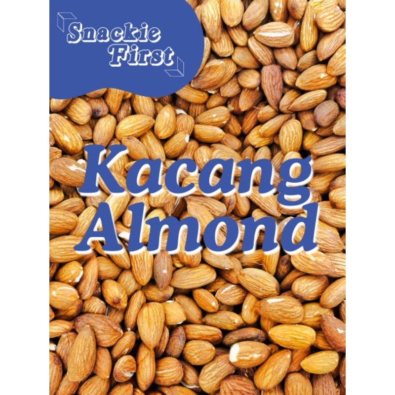

KACANG ALMOND KUPAS ORIGINAL OVEN (250 Gram)