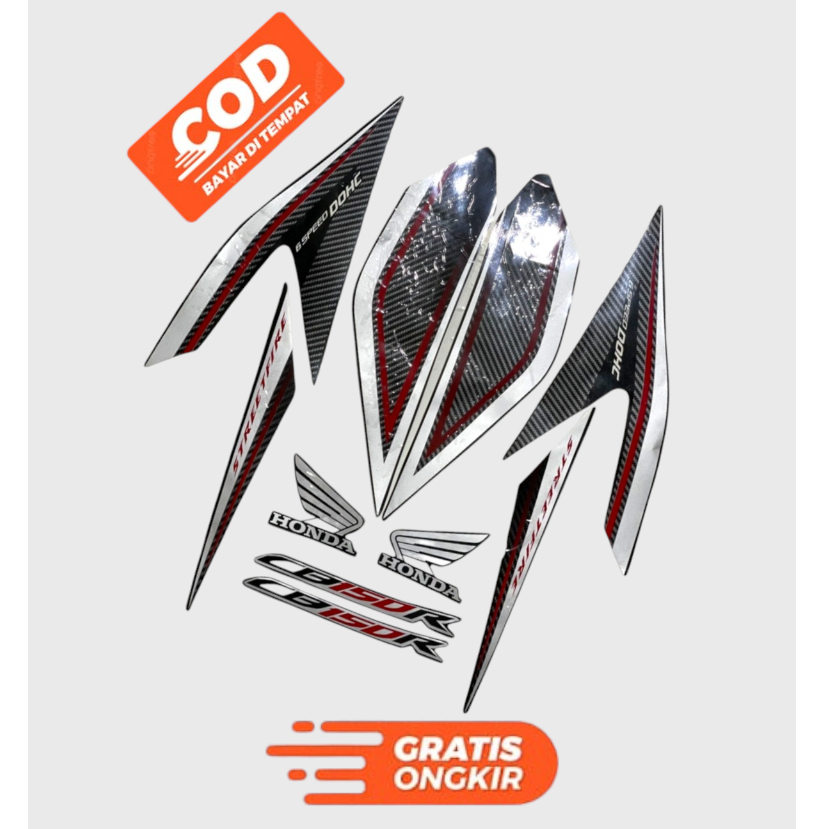 Sticker Lis Striping CB150R 2016 2015 | stiker bodi motor cb150r led new | cb150r 2015 2016