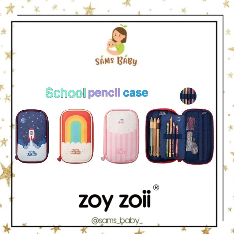 

ZOY ZOII Pencil Case / tempat pensil anak / pensil case / tempat pensil anak sekolah / tas pensil/ ZoyZoii