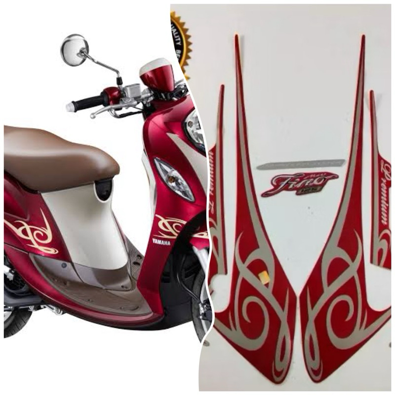 Sticker Striping Lis Motor Yamaha Fino Premium 2016