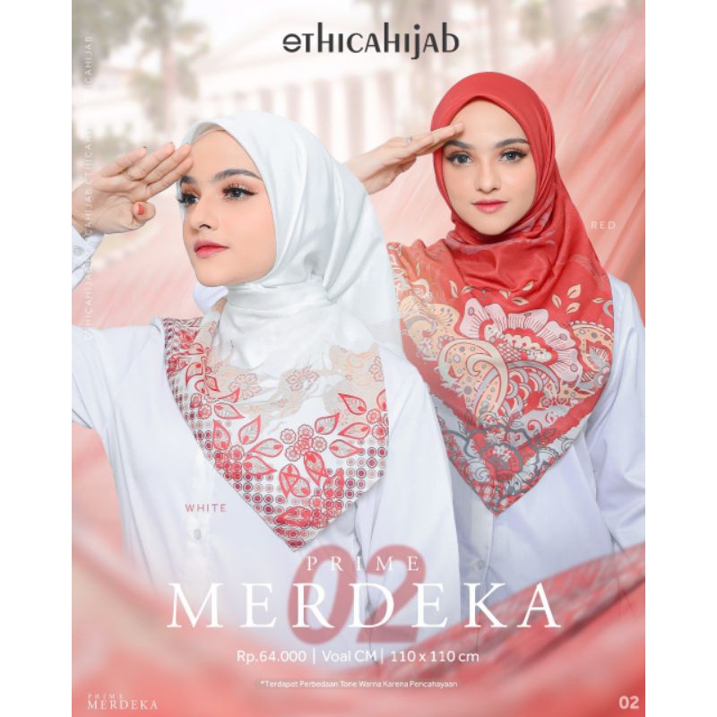 Ethica Hijab Motif PRIME MERDEKA 02 by Ethica Hijab