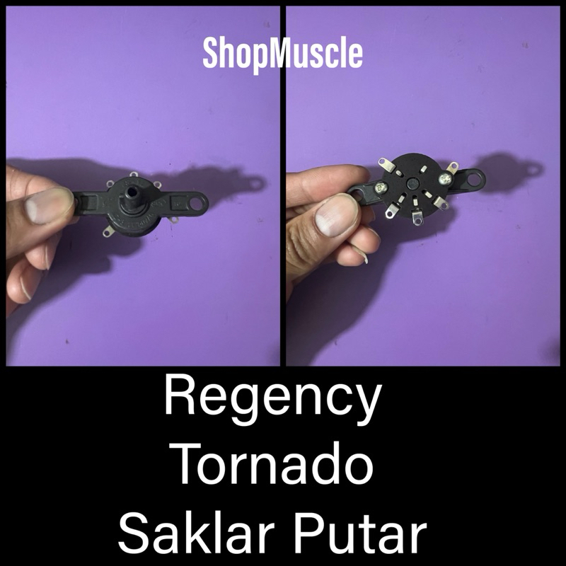 (Original) Saklar Putar kipas angin Regency tornado switch spare part