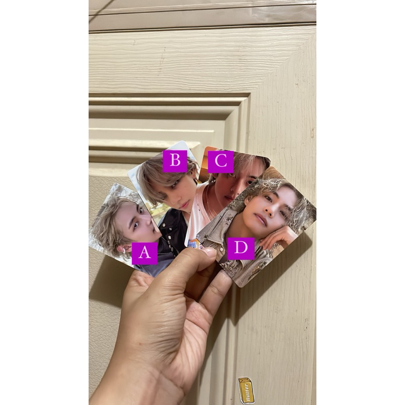 Photocard PC BTS TAEHYUNG V LAYOVER