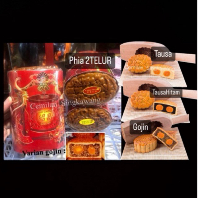 

KUE BULAN PHIA TAUSA + 2TELURASIN / MOONCAKE TAUSA PIANG ISI TELURASIN SINGKAWANG