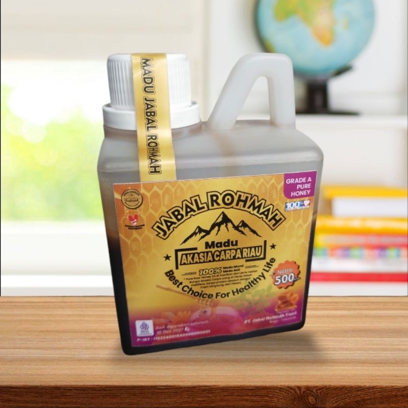 

Madu Jabal Rohmah Asli Murni Nektar Akasia Carpa Riau Grade A 100% Alami Pure Raw Honey
