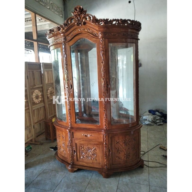 lemari pajangan paloma/lemari hias paloma mewah/lemari cantik minimalis