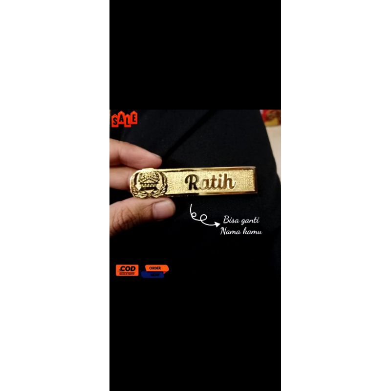 bros nama custom korpri persegi