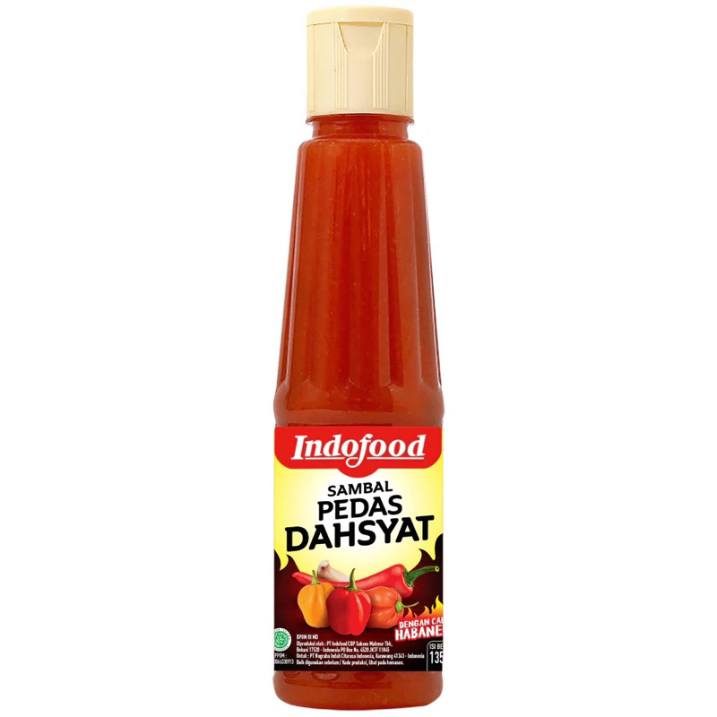 

Indofood sambal pedas dahsyat 135ml