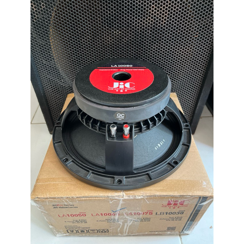 Speaker JIC LA10060 10inch 10inci 10in VC 2,4inch coil 2,4 inch 540watt