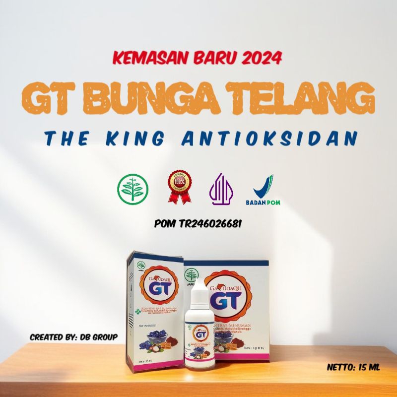 

GT Bunga Telang 15 ml Alami dari Bunga Telang Cocok Untuk Mengatasi Berbagai Masalah kesehatan