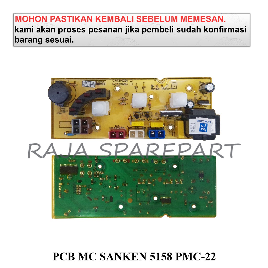 PMC-22 PCB SANKEN / MODUL MESIN CUCI / PCB MESIN CUCI SANKEN 5158 PMC-22